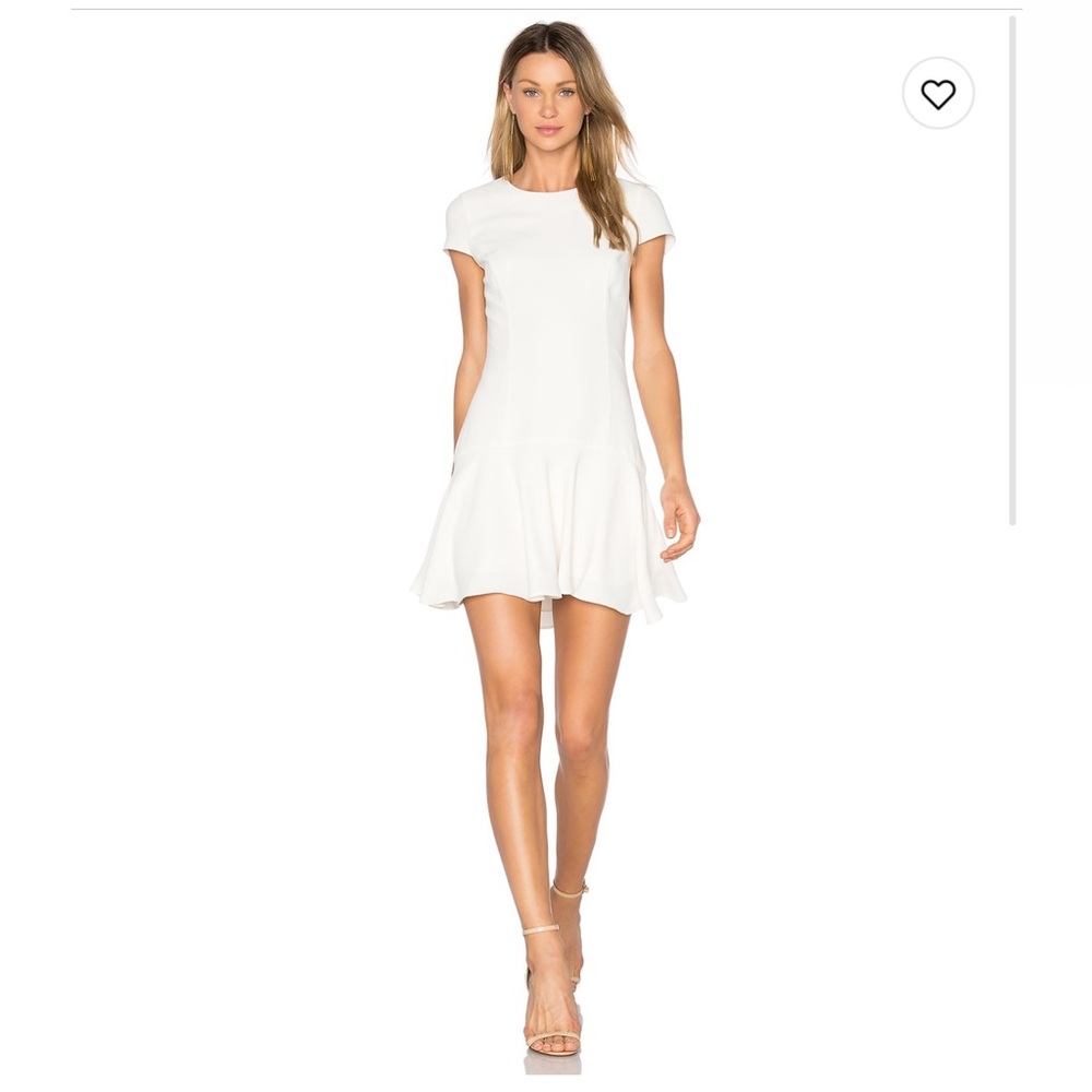 Amanda Uprichard white midi dress, Sz M
